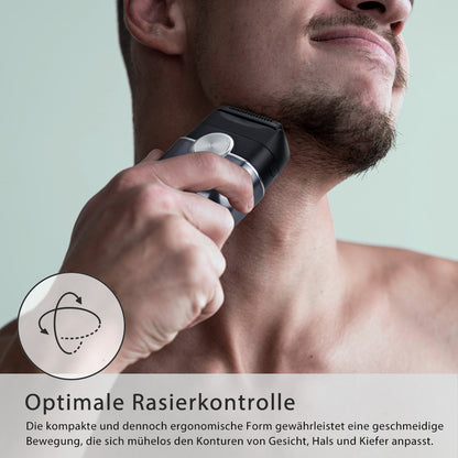 Amurhey FK706 Mini Rasierer Herren Elektrisch mit Reiseetui