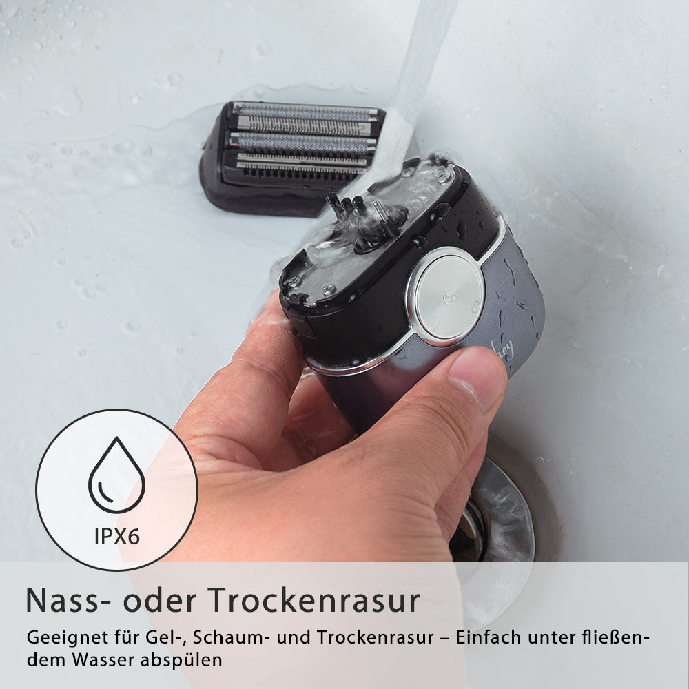 Amurhey FK706 Mini Rasierer Herren Elektrisch mit Reiseetui