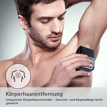 Amurhey FK706 Mini Rasierer Herren Elektrisch mit Reiseetui